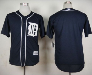 Detroit Tigers Blank Navy Blue Cool Base Stitched MLB Jersey