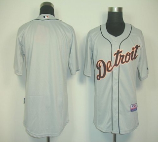 Detroit Tigers Blank Grey Cool Base Stitched MLB Jersey