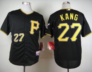 Pittsburgh Pirates #27 Jung-ho Kang Black Cool Base Stitched MLB Jersey