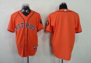 Houston Astros Blank Orange Cool Base Stitched MLB Jersey