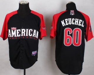 Houston Astros #60 Dallas Keuchel Black 2015 All-Star American League Stitched MLB Jersey