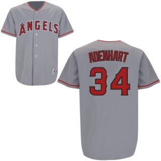 Los Angeles Angels of Anaheim -34 Nick Adenhart Stitched Grey MLB Jersey