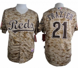 Cincinnati Reds -21 Todd Frazier Camo Alternate Cool Base Stitched MLB Jersey