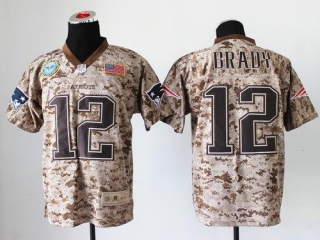 Nike New England Patriots -12 Tom Brady Camo Mens Stitched NFL New Elite USMC Jersey