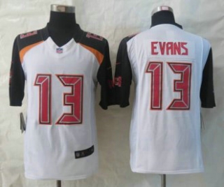 2014 New Nike Tampa Bay Buccaneers 13 Evans White Limited Jerseys