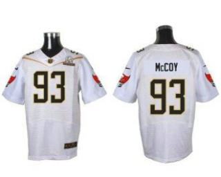 Nike Tampa Bay Buccaneers -93 Gerald McCoy White 2016 Pro Bowl Stitched NFL Elite Jersey