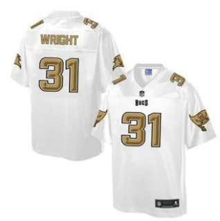 Nike Tampa Bay Buccaneers -31 Major Wright White NFL Pro Line Fashion Game Jersey