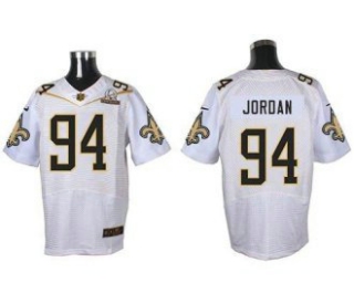 Nike New Orleans Saints -94 Cameron Jordan White 2016 Pro Bowl Stitched NFL Elite Jersey