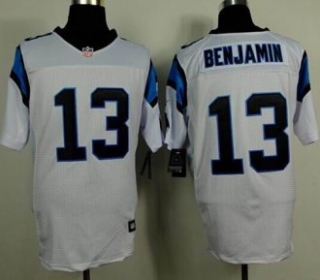 Nike Carolina Panthers -13 Kelvin Benjamin White NFL Elite Jersey