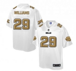 Nike Buffalo Bills -29 Karlos Williams White NFL Pro Line Fashion Game Jersey