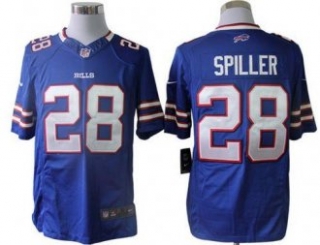 Nike Bills -28 CJ Spiller Royal Blue Team Color Stitched NFL Limited Jersey