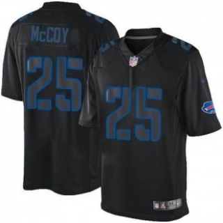 Nike Buffalo Bills -25 LeSean McCoy Black Stitched NFL Impact Limited Jersey