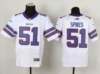 Buffalo Bills -51 Brandon Spikes White NFL New Elite Jersey