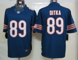 Nike Bears -89 Mike Ditka Navy Blue Team Color Stitched NFL Limited Jersey