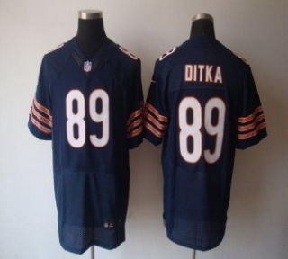 Nike Bears -89 Mike Ditka Navy Blue Team Color Stitched NFL Elite Jersey