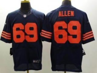 Nike Chicago Bears -69 Jared Allen Navy Blue 1940s Throwback NFL Elite Jersey