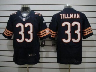 Nike Bears -33 Charles Tillman Navy Blue Team Color Stitched NFL Elite Jersey