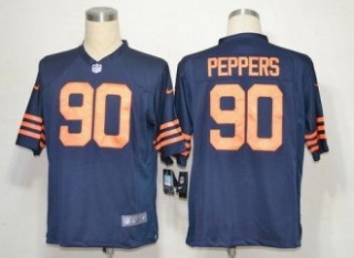 Nike Bears -90 Julius Peppers Navy Blue 1940s Throwback Stitched NFL Game Jersey