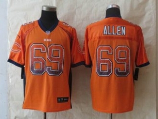 Nike Chicago Bears -69 Jared Allen Drift Drift Fashion Orange Elite Jerseys