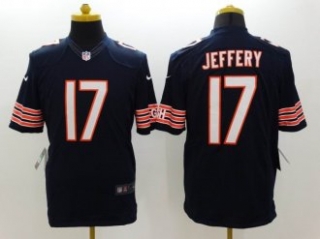 Nike Chicago Bears -17 Alshon Jeffery Navy Blue Team Color Stitched NFL Limited Jersey