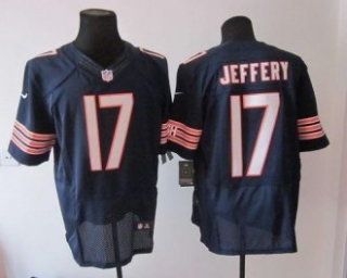 Nike Bears -17 Alshon Jeffery Navy Blue Team Color Stitched NFL Elite Jersey