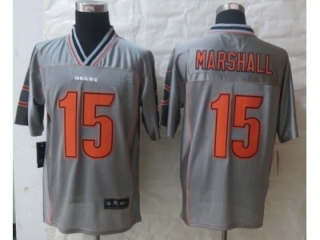 NEW Chicago Bears -15 Marshall Grey Jerseys(Vapor Elite)