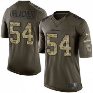 Nike Chicago Bears -54 Brian Urlacher Green Stitched NFL Limited Salute to Service Jersey
