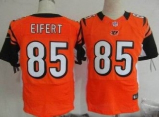 2012 NEW NFL Cincinnati Bengals 85 Tyler Eifert Orange Jerseys (Elite)