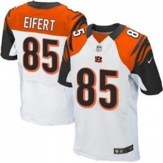 2012 NEW NFL Cincinnati Bengals 85- Tyler Eifert White Jerseys (Elite)