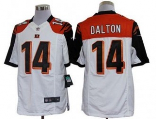 Nike Bengals -14 Andy Dalton White Stitched NFL Limited Jersey