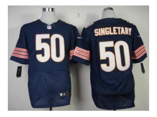 NEW Chicago Bears -50 singletary blue jerseys[Elite]