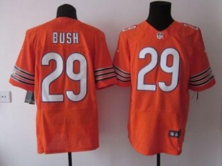 Nike Bears -29 Michael Bush Orange Alternate Stitched NFL Elite Jersey