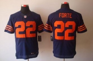 Nike Bears -22 Matt Forte Navy Blue 1940s Throwback Stitched NFL Elite Jersey
