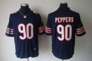 Nike Bears -90 Julius Peppers Navy Blue Team Color Stitched NFL Limited Jersey