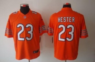 Nike Bears -23 Devin Hester Orange Alternate Stitched NFL Limited Jersey