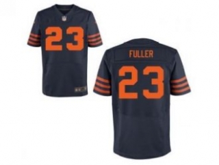 Nike Jerseys Chicago Bears 23 Fuller blue Elite number orange