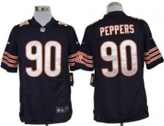 Nike Bears -90 Julius Peppers Navy Blue Team Color Stitched NFL Game Jersey