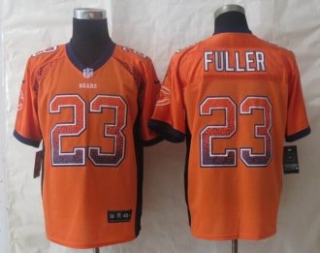 2014 Nike Chicago Bears 23 Fuller Drift Fashion Orange Elite Jerseys