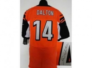 NEW jerseys cincinnati bengals -14 dalton Orange(Elite signature)