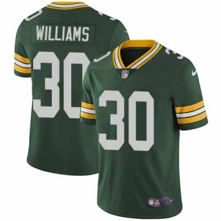 Nike Packers -30 Jamaal Williams Green Team Color Stitched NFL Vapor Untouchable Limited Jersey