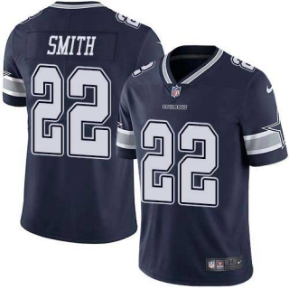 Nike Cowboys -22 Emmitt Smith Navy Blue Team Color Stitched NFL Vapor Untouchable Limited Jersey