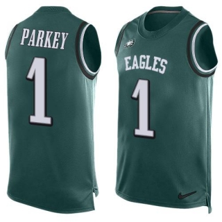 Nike Eagles -1 Cody Parkey Midnight Green Team Color Stitched NFL Limited Tank Top Jersey