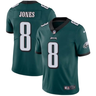 Nike Eagles -8 Donnie Jones Midnight Green Team Color Stitched NFL Vapor Untouchable Limited Jersey