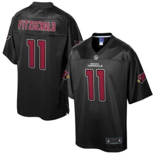 Nike Arizona Cardinals -11 Larry Fitzgerald Black NFL Pro Line Black Reverse Fashion Game Jersey