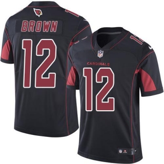 Nike Cardinals -12 John Brown Black Stitched NFL Color Rush Limited Jersey