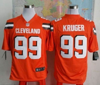 Nike Cleveland Browns -99 Paul Kruger Orange Alternate Stitched NFL Game Jersey