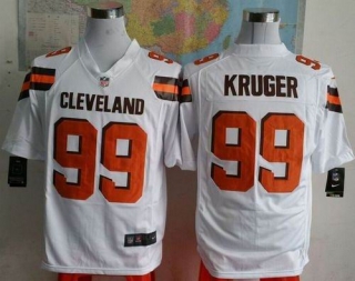 Nike Cleveland Browns -99 Paul Kruger White Stitched NFL Game Jersey
