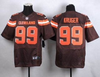 Nike Cleveland Browns -99 Paul Kruger Brown Team Color Stitched NFL New Elite Jersey