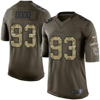 Nike Titans -93 Kevin Dodd Green Stitched NFL Limited Salute to Service Jersey