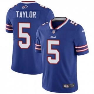 Nike Bills -5 Tyrod Taylor Royal Blue Team Color Stitched NFL Vapor Untouchable Limited Jersey